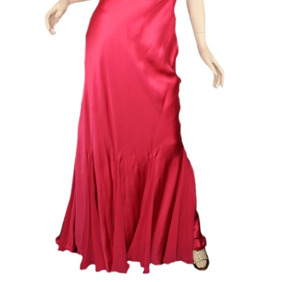AIDAN MATTOX Pink Gown Dress Evening Formal Prom Sz 10 Medium New 350$ - Picture 2 of 4